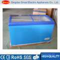 388L Chest Deep Freezer for Ice Cream and Supermarket